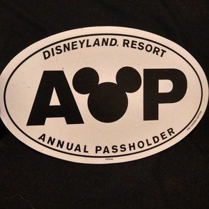 Disneyland annual pass holder magnet